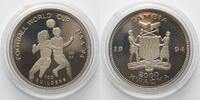 Sambia / Suriname MULE - ZAMBIA / SURINAME 2000 Kwacha / 100 Guilders 1994 Cu-Ni RARE! -