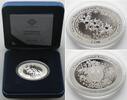 Kirgisistan KYRGYZSTAN 10 Som 2022 Berberis kaschgarica RED BOOK silver Proof -