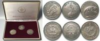 Kuba V.I.P. 1986 WILDLIFE Matte finish silver set Vietnam, Cuba, Afghanistan, RARE! -