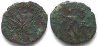 Roman Imperial VICTORINUS 269-271 AE-Antoninian, Sol, VF -