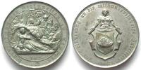 Haus Habsburg - Medaillen BOHEMIA Medal 1862 TEPLITZ 1100 YEARS MINERAL SPRING white metal 50mm -