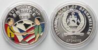 Afghanistan AFGHANISTAN 500 Afghanis 1996 SOCCER WORLD CUP silver COLORED -
