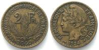 Togo TOGO. 2 Francs 1924, Al-Bro, VF-XF -