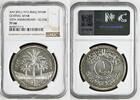IRAQ DINAR IRAQ. Dinar 1972, 25th Anniversary of the Central Bank, silver, NGC PF 66, RARE! -