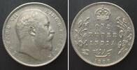Indien Britisch INDIA-BRITISH. 1 Rupee 1906 B, Bombay mint, Edward VII, silver, UNC-!!! -