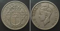 Südrhodesien SOUTHERN RHODESIA 1/2 Crown 1951 GEORGE VI Cu-Ni aXF -