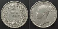 England GREAT BRITAIN. Shilling 1839 WW, VICTORIA, silver, VF-XF -