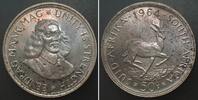 Südafrika SOUTH AFRICA 50 Cents 1964, Springbok, Jan van Riebeeck, silver, Proof -