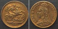 British Tokens GREAT BRITAIN. 2 Sovereigns 1887 Imitation, PLAY MONEY, brass 13mm by Lauer -