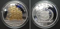 Samoa (Westsamoa) SAMOA 10 Tala 2010 PREUSSEN silver, gilt variety, Proof RARE! -
