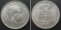 Portugal PORTUGAL 500 Reis 1898 CARLOS I silver UNC-!!! -