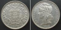 Portugal PORTUGAL 50 Centavos 1912 silver, key date, Prooflike specimen -