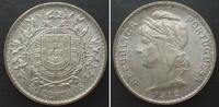 Portugal PORTUGAL 50 Centavos 1912 silver, key date, Prooflike specimen -