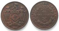 Britisch Nordborneo BRITISH NORTH BORNEO Cent 1888 H bronze VF -