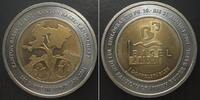 Schweiz - Basel Swiss BASEL 10 Francs (Doppelstabler) 2001 bi-mettalic UNC -