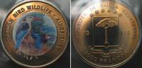 Äquatorialguinea EQUATORIAL GUINEA 1000 Francos 1994 KINGFISHER Cu-Ni COLORED -