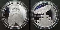 Tschechische Republik Kronen CZECH REPUBLIC. 200 Korun 2008, Josef Hlavka, silver Proof -