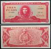 Kuba CUBA 3 Pesos 1984 CHE GUEVARA, Sig. Raul Leon Torras, BU -