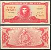 Kuba CUBA 3 Pesos 1984 CHE GUEVARA, Sig. Raul Leon Torras, BU -
