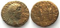 Roman Imperial LUCIUS VERUS (161-169). AE Dupondius, Marcus Aurelius & Lucius Verus, F -