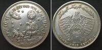 Jemen YEMEN 2 Riyals 1969 Moon Landing APOLLO 11 silver UNC -