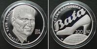 Tschechische Republik Kronen CZECH REPUBLIC. 200 Korun 2014, Tomas Bata, silver Proof -