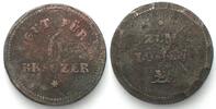 Deutschland - Marken und Zeichen ZUM LOWEN 6 Kreuzer ND (ca.1850) copper 22mm -
