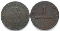 Italien - Parma PARMA Centesimo 1830 MARIA LUIGIA copper VF SCARCE! -