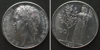 Italien ITALY. 100 Lire 1977, steel, die rotation mint error, UNC -