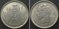 Belgien 1936 BELGIUM 5 Francs 1936 BELGIE Pos. A LEOPOLD III nickel UNC-... 24,99 EUR  plus 12,00 EUR verzending