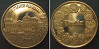 Deutschland - Medaillen GERMAN REICHSTAG Medal ND (1987) 750TH ANN. OF BERLIN bronze gilt 40mm -