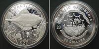Liberia LIBERIA 20 Dollars 2000 Ship NAUTILUS silver Proof -