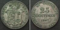 Schweiz - Genf Swiss GENEVA 25 Centimes 1847 billon XF -