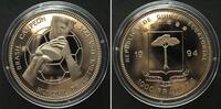 Äquatorialguinea EQUATORIAL GUINEA Pattern 1000 Francs 1994 SOCCER WORLD CUP Cu-Ni SCARCE! -