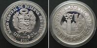 Peru PERU Nuevo Sol 2001, 50TH ANN. OF NUMISMATIC SOCIETY silver Proof RARE! -