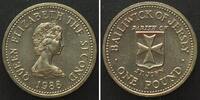 Jersey JERSEY 1 Pound 1988 Parish of St. John ELIZABETH II nickel-brass UNC -