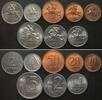 Litauen LITHUANIA. 8 circulation coins 1991, 1st issue! -