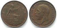England GREAT BRITAIN Farthing 1936 1936 GEORGE V bronze UNC-! -