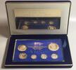 Singapur SINGAPORE 1981 SILVER PROOF SET - GIFT FOR THE SWISS EMBASSY -