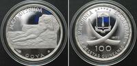 Äquatorialguinea EQUATORIAL GUINEA. 100 Pesetas 1970 Naked Maja GOYA silver Proof RARE! -
