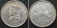 Litauen LITHUANIA 10 Litu 1936 VYTAUTAS silver UNC-! -