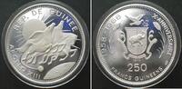 Guinea GUINEA 250 Francs 1970, Apollo XIII, 10TH ANN. OF INDEPENDENCE, silver -