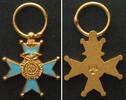 Panama - Orden & Abzeichen PANAMA. Miniature of the Cross COLON FIRE DEPARTMENT, about 1960, enamel, RRR! -