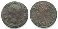 Frankreich - Nevers & Rethel NEVERS & RETHEL Denier 1653 A CHARLES II of GONZAGA copper VF-XF -