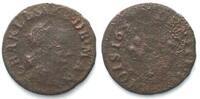 Frankreich - Nevers & Rethel NEVERS & RETHEL Denier 1652 A CHARLES II of GONZAGA copper VF-XF -