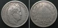 Frankreich FRANCE. 5 Francs 1831 B, Rouen, LOUIS PHILIPPE silver VF -