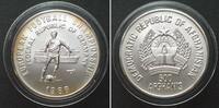 Afghanistan AFGHANISTAN. 500 Afghanis 1988 Soccer FOOTBALL EUROPEAN CUP silver SCARCE! BU -