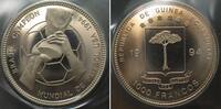 Äquatorialguinea EQUATORIAL GUINEA Pattern 1000 Francs 1994 SOCCER WORLD CUP Cu-Ni SCARCE! -
