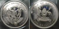 Uganda UGANDA 1000 Shillings 1993 SOCCER WORLD CUP Cu-Ni Proof -