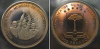Äquatorialguinea EQUATORIAL GUINEA. 1000 Francos 1994, Soccer World Cup, Brazil champion, Cu-Ni -